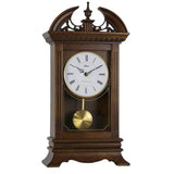 Hamilton Quartz Mantel Clock 42010 by Hermle Large for Shelf w/ Pendulum