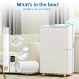 12000 BTU, 3-in-1 Portable AC with Fan, Dehumidifier & Sleep Mode