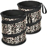 Collapsible Pop-Up Car Trash Can Waterproof Hanging Garbage Bin