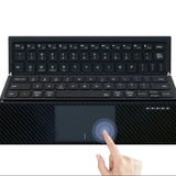 JOMAA Harmonica Tri-fold Keyboard with Touchpad Bluetooth Wireless Keyboard