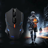 2.4GHz Wireless Mouse Optical Mice with USB Receiver 800-2400 DPI Gaming Mouse 7 Buttons