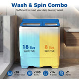 Portable Washing Machine with 18 LBS Washer and