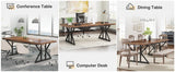 Tribesigns 70.8-Inch Executive Desk, Large Computer Office Desk Workstation