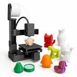 EasyThreed Entry Level Mini 3D Printer Portable Desktop 3D Printer with 100x100x100mm