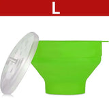 Silicone Microwave Popcorn Popper BPA Free Collapsible Popcorn Bowl Microwavable