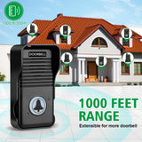Wireless Voice Duplex Intercom Doorbell 500M Hand Free Two Way Wireless Doorbell