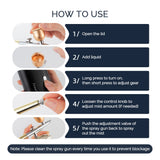 30Psi High Pressure 3 Levels Portable Airbrush For Nails Art Paint Facial Makeup Cake Pastry Painting