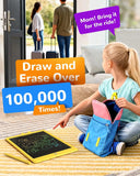 10 Inch LCD Writing Tablet for Kids, Colorful Doodle Board with Erase Lock,