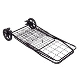 Jumbo Basket Folding Shopping Cart With Swiveling Wheels
