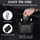 Integrated Car Side Door Trash Can Hanging Storage Box with Built-in Trash Bag