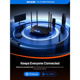 AC1200 WiFi Router, Dual Band Gigabit Wireless Internet Router - 4 Gigabit Ports