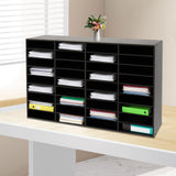 36 Compartment Literature Organizer, Rounded Corners Storage Cabinet,for Files