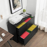 35.5 Wide Office Lateral File Cabinet, Adjustable Shelves for A4/Letter/Legal,