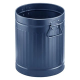 Steel Metal 2 Gallon 7 Liter Trash Can Wastebasket, Garbage Bin with Handles for Bathroom, Kitchen