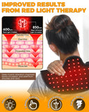 Neck Shoulder Red Light Therapy Massager with Heat For Pain Relief