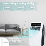 Shinco 8,000 BTU Portable Air Conditioner, AC Unit with Built-in Cool, Dehumidifier & Fan Modes for Room up to 350 sq.ft