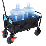 Mini Folding Wagon Garden Shopping Beach Cart