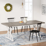 Tribesigns Dining Table for 6 People, 70.8-Inch Rectangular Wood Dining Table