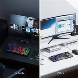 RK Royal Kludge H81 Gasket Structure Mechanical Keyboard 81 Key