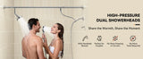 Tandem Shower Head For Couples, Dual Shower Head with Handheld, High Pressure Double Shower Heads