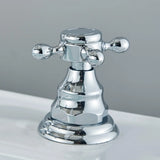 Chrome Widespread Bathroom Sink Faucet 8 in 3 Holes