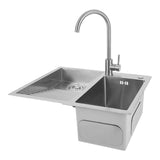 Stainless Steel Bathroom Sinks| 60*48cm Undercounter Basin| Balcony Laundry Sink