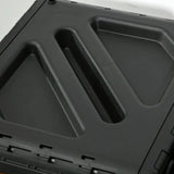 Rotating Composter, Dual Chamber Compost Bin with 24 Vents and Steel Legs