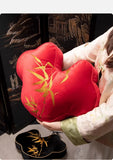 Creative Backside Cushion Emboidery Pillow Bamboo Retro Decorative Pillow Cover For Sofa Chair Bedding Fan Cushion