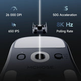 MCHOSE A7 V2 Lightweight Wireless Gaming Mouse Dual8000Hz Polling