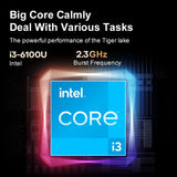 15.6" Portable i3 Laptop Computer PC Windows 11 Pro Intel Core i3 6100U Laptops Fingerprint 16GB RAM 1TB 2TB SSD Notebook PC