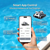 Cordless Automatic Pool Vacuum Robot for Inground & Above Ground Pools