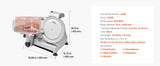 SucceBuy 6.7-10 inch Meat Slicer Electric Deli Slicer Machine with two SUS420 Blades