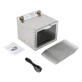 Food Dehydrator Machine,8-Tier Visible Food Dryer,Stainless Steel Food Drying Machine