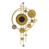 Wall Clock Modern Decorative Art Clock Silent Wall Clock Iron Wall Decoration