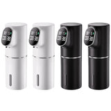 Automatic LED 320ML Liquid Foam Soap Dispenser 5 Adjustable Levels Rechargeable Soap Device Can Wall Mount for Bathroom Kitchen
