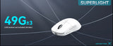 ATTACK SHARK X6 Lightweight Wireless Gaming Mouse with RGB Backlight Charging Base,Tri-Mode,26K DPI, PAW3395 Optical Sensor