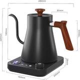 Gooseneck Electric Kettle, Electric Kettles, ±1℉ Temperature Control, Ultra-Quiet 304 Stainless Steel