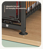 2 Tier Slide Out Cabinet Organizer Heavy Duty, Under Sink Storage Shelf for Kitchen Bathroom,