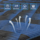 12"Gel Memory Foam Hybrid Pocket Spring Mattress Twin Full Queen King