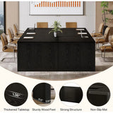 12-14 Person 142-Inch Durable Office Conference Table
