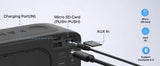 JUOVI Portable Bluetooth 6.0 TWS Pairing Wireless Speaker for Home Outdoor
