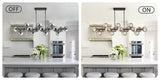 Mid Century Modern Chandelier 16-Lights Sputnik Chandelier 54in Chandelies