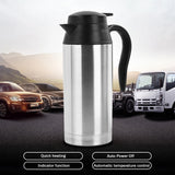 12/24V Car Electric Kettle Boil Dry Protection 750ml Car Kettle Boiler Quick Boiling Kettle Pot