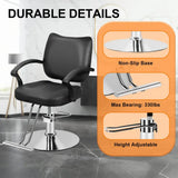 Professional hair salon cutting chair with adjustable and rotating features,exclusively designed for