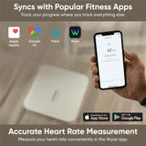 Smart Scale X Digital Bathroom Scale for Body Weight, BMI, Body Fat, Muscle Mass, Heart Rate Monitor |