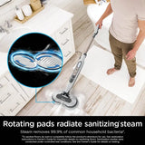 Electric Floor Mop w. Steam Blaster Technology 3 Modes LED for Hard Floors