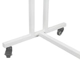 Clothing Display Rack with Wheels 6 Arms, Adjustable Height Clothes Rack 331lbs, 6 Casters 3 Brakes
