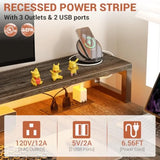 L Shaped Desk with Power Outlet Reversible L Shaped Computer Desk with File Drawer