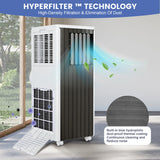 Portable Air Conditioners 8000 BTU, Remote Control AC Unit with 24H Time