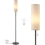 64 Inch Floor Lamp For Living Room With LED Bulb, 3 Color Temperatures